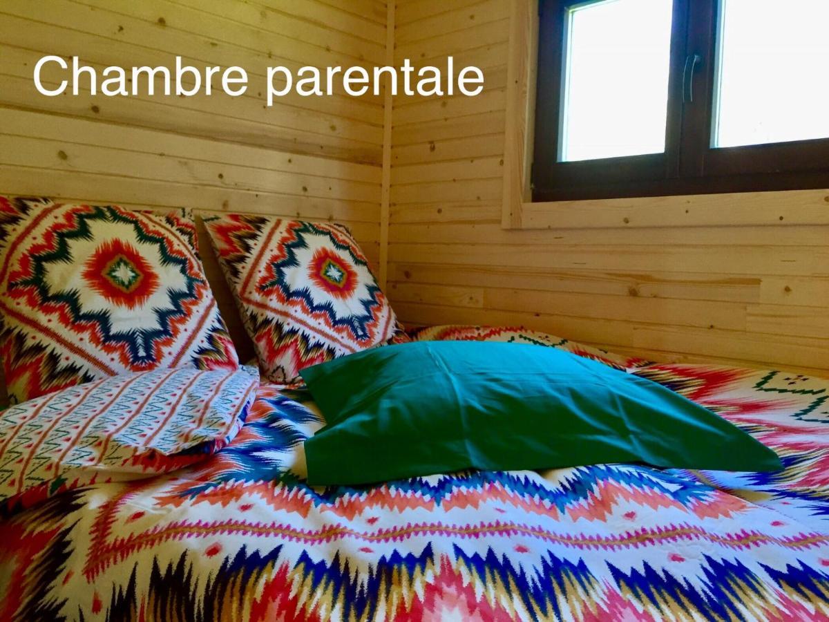 Roulottes Du Chalet Des Pins Rougeou Eksteriør billede